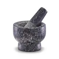 Zeller Present Mörser mit Stössel Ø 6.5 cm,5 cm - Material: Granit - Detailfarbe: Grau - Durchmesser: 9 cm