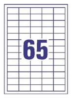 AVERY ZWECKFORM Universal-Etiketten 38x21,2mm 6121 weiss 1950 Stk./25 + 5 Blatt
