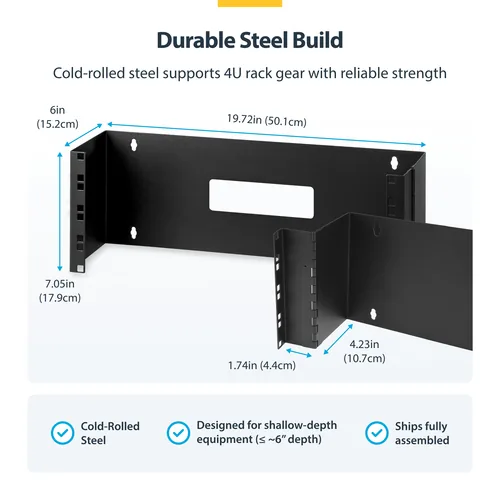 HINGED WALL MOUNTING BRACKET .