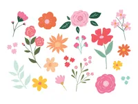 Partydeco Tattoo Set Blumen - Kategorie: Tattoo - Altersempfehlung ab: Ohne Altersfreigabe