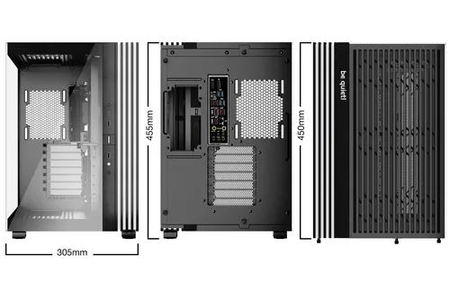 be quiet! PC-Gehäuse Light Base 600 DX Schwarz - Unterstützte Mainboards: ATX - Micro-ATX - Mini-ITX - Detailfarbe: Schwarz - Anzahl Lüfterplätze: 10 - Sichtfenster: Ja - Netzteil vorinstalliert: Nein - Gehäuse Bauart: Mid-Tower