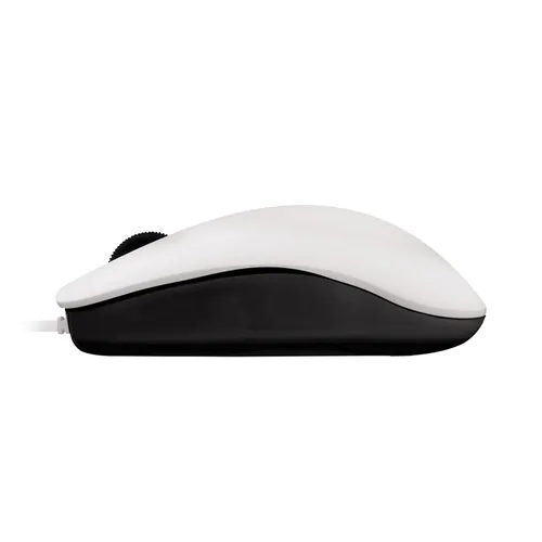 Cherry Maus MC 1000 Weiss - Maus-Typ: Business - Maus Features: Scrollrad - Bedienungsseite: Universal - Detailfarbe: Grau - Verbindungsart: Verkabelt - Schnittstelle: USB-A