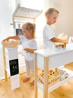 small foot Kaufladen «fresh» - Kategorie: Kaufmannsladen - Altersempfehlung ab: 3 Jahren - Material: Holz - Stoff - Nachhaltigkeit: Nicht angegeben