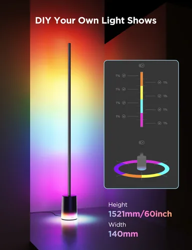 Govee H607C Smart floor lighting Wi-Fi/Bluetooth