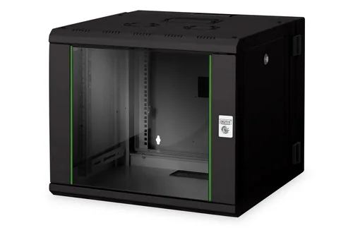 Digitus DN-19 09-U-3-SW étagère 9U Rack monté sur le mur Noir