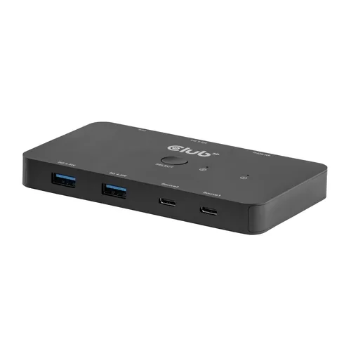 Club3D KVM Switch 4K60Hz 2x USB-C> HDMI3xUSBUSB-C 100W PD