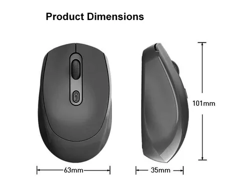 Equip Kompaktmaus Wireless Dual Mode 4Btn LR schwarz