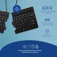 R-Go Tools RGOSBUSWLBL keyboard Office US English