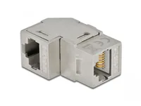 DELOCK Keystonemodul RJ45 Buchse zu RJ45 Buchse Cat.6A