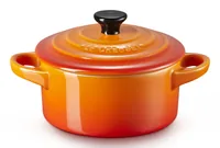 Le Creuset Auflaufform Mini Cocotte Rund,  Deep teal - Materialtyp: Keramik - Material: Steinzeug - Detailfarbe: Dunkelgrün - Mikrowellenfest: Ja - Spülmaschinenfest: Ja - Set: Nein