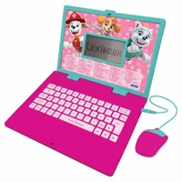 Lexibook Lern-Laptop Paw Patrol Rosa DE/ EN - Sprache: Englisch - Deutsch - Altersempfehlung ab: 4 Jahren - Speicherkapazität: 0 GB - Detailfarbe: Rosa