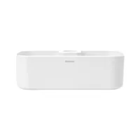 Brabantia Duschmittelhalter ReNew 13.3 x 24.4 cm, Weiss - Befestigung: Klemmen - Detailfarbe: Weiss - Wandmontage: Nein - Utensilienhalter Typ: Duschmittelhalter - Detailmaterial: Kunststoff - Grundmaterial: Kunststoff