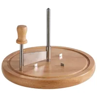 APS Käsehobel mit Abdeckhaube 22 cm - Detailfarbe: Braun - Nature - Küchenreibe: Käsehobel - Verarbeitungsart: Fein - Betriebsart: Manueller Betrieb - Material: Edelstahl - Holz
