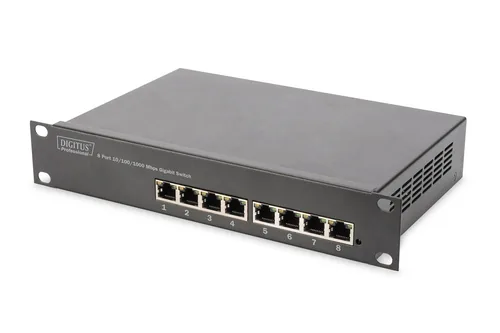 Digitus 10" Gigabit Ethernet Switch, 8-Port, Unmanaged