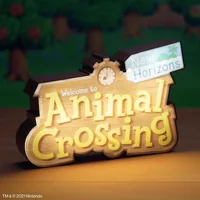Paladone Dekoleuchte Animal Crossing Logo - Höhe: 23.2 cm - Themenwelt: Animal Crossing - Stromversorgung: Per Datenkabel - Batteriebetrieb