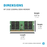 HP  DDR4 - Modul - 32 GB - SO DIMM 260-PIN - 3200 MHz / PC4-25600