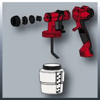 Paint Spray Gun Einhell TC-SY 600 S 0.8 L