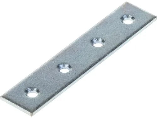 STRUCT Verbindungsplatte 75 x 15 mm - Material: Stahl - Verpackungseinheit: 1 Stück - Oberfläche: verzinkt blau - Produkttyp: Verbinder