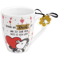 Sheepworld Universaltasse Jemand hat Dich lieb 300 ml, 1 Stück, Weiss - Material: Keramik - Tassen Typ: Universaltasse - Ausstattung: Henkel - Detailfarbe: Weiss - Verpackungseinheit: 1 Stück - Volumen: 300 ml