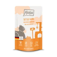 Mjamjam Nassfutter Quetschie Huhn & Mörchen, 125 g - Tierbedürfnis: Kein besonderes Bedürfnis - Geschmacksrichtung: Geflügel - Zertifikate: Keine Zertifizierung - Fleischsorte: Perlhuhn - Huhn - Packungsgrösse: 125 g - Futtereigenschaft: Getreidefrei - Oh