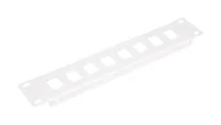 Equip 10 Patchpanel 8xRJ45 Keystone Jacks leer 1U grau