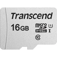 Transcend microSDHC 300S-A  16GB Class 10 UHS-I U1 mit Adapter