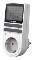 Ansmann 1260-0006, Tages-/Wochenzeitschaltuhr, Weiß, Digital, LCD, Tasten, Polycarbonat (PC)
