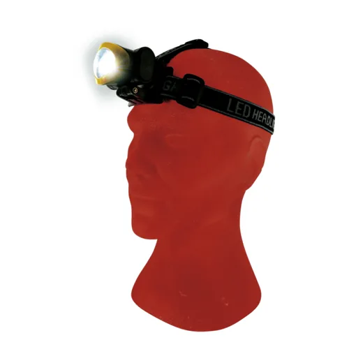 Schwaiger LED Stirnlampe 120 Lumen SchwarzGelb