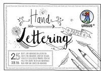 URSUS Zeichenblock Handlettering  A6, 200 g/m², 25 Blatt, Weiss - Papierformat: A6 - Produkttyp: Zeichenblock - Anwender: Künstler