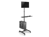 Equip Bodenstandhalter 17-321TFT 8kg 1Ablage schwarz lite Retail