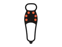 KOOR Schuhspikes Vorderfuss Vaara - Eigenschaften: Keine Eigenschaft - Gewicht: 78 g - Schuhgrösse (EU): 31-46 - Farbe: Schwarz - Orange - Zielgruppe: Erwachsene - Sportart: Walking - Wandern