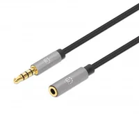 MANHATTAN Audio-Verlängerungskabel Aux 3,5 mm Klinke 1m