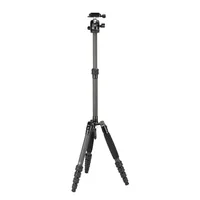 Sirui Reisestativ Traveler 5CX mit Kugelkopf B-00K - Höhenverstellbar: Ja - Detailfarbe: Schwarz - Material: Carbon - Stativ-Bauart: Dreibeinstativ - Stativgewinde: 3/8'' - Stativ-Ausstattung: Stativgewinde - Schnellwechselplatte - Tasche - Kugelkopf