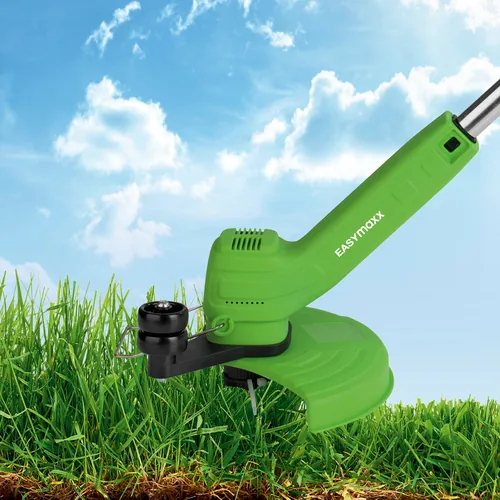 EASYmaxx Akku-Rasentrimmer – Grün - Betriebsart: Akkubetrieb - Schnittbreite: 24 cm - Ausstattung: Mit Akku & Ladegerät - Akkusystem: Akku fix verbaut
