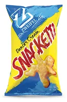 Zweifel Snacketti Dancer Cream 20 x 27 g - Produkttyp: Crème & Gewürz Chips - Nährwertangabe pro: 100 g - Energiegehalt (in kj): 1950 KJ - Energiegehalt (in kcal): 465 Kcal - Fett: 20 g - Gesättigte Fettsäuren: 1.4 g
