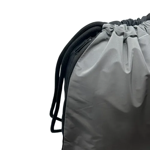 Racoon Turnsack XL Reflektierend - Volumen: 15 l - Motiv: Ohne Motiv - Detailfarbe: Silber - Grau