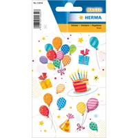 Herma Stickers Motivsticker Birthday Party, 1 Blatt - Motiv: Luftballon