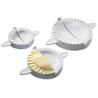 Westmark Ravioli- und Teigtaschenformer 3er-Set, Oval - Materialtyp: Kunststoff - Material: Kunststoff - Set: Ja - Detailfarbe: Weiss - Form: Oval