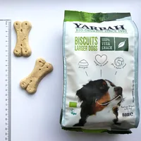 Yarrah Bio Large Biscuits Vegan 500 g - Snackart: Biscuits - Tierbedürfnis: Kein besonderes Bedürfnis - Geschmacksrichtung: Vegan - Zertifikate: EU BIO - Fleischsorte: Vegan - Futtereigenschaft: Ohne künstliche Zusätze - Bio - Ohne Zuckerzusatz