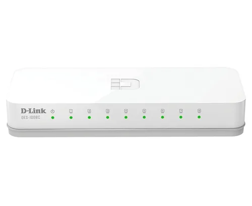 D-Link DES-1008C/E 8-Port Fast Ethernet Unmanaged Desktop Sw.