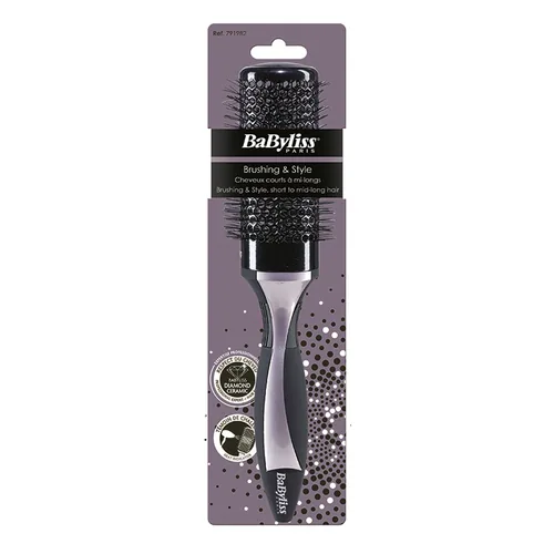 Babyliss Haarbürste Expert Ø 44 mm, Schwarz - Bürstentyp: Rundbürste - Ionentechnologie: Nein - Borstenmaterial: Nylon - Besonderheiten: Keine - Natürlich Leben: Keine Besonderheiten