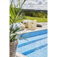 Star Trading LED-Kerze Pillar Grande Ø 12 x 38 cm, Beige - Betriebsart: Batteriebetrieb - Fernbedienung: Nein - Aussenanwendung: Ja - Höhe: 38 cm - Timerfunktion: Ja - Set: Nein
