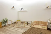 Kerbl Indoor Kleintierbehausung 113,5 x 75,5 x 40 cm - Nagetierart: Hamster - Kaninchen - Tierart: Kaninchen - Meerschweinchen - Nager