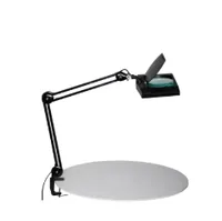 MAUL LED Lupenleuchte Vitrum mit Klemmfuß schwarz