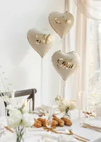 PARTYDECO Folienballon 45cm FB341 Herz Love