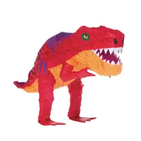 Amscan Pinata Dinosaurier, Orange/Rot - Motiv: Dinosaurier - Detailfarbe: Rot - Orange