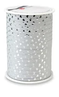 Pattberg Geschenkband Cherie 1 cm x 100 m, Silber - Detailfarbe: Silber - Breite: 10 mm - Länge: 100 m - Band-Art: Geschenkband
