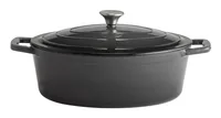 APS Bräter 5 Stars 5 l, Anthrazit - Material: Eisen - Gusseisen - Topfart: Bräter - Kompatible Kochfelder: Backofen - Induktion - Antihaftbeschichtung: Keine Angaben - Detailfarbe: Anthrazit - Spülmaschinenfest: Nein