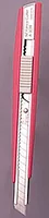 NT Cutter Cutter A-301 RP Auto Lock 9 mm - Detailfarbe: Pink - Klingenform: Abbrechklinge - Spitzwinklige Klinge - Klingenlänge: 80 mm - Klingenbreite: 9 mm
