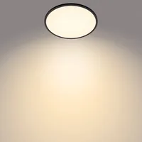 Philips Deckenleuchte LED SceneSwitch CL550 1500 lm 2700K, Schwarz - Leuchten Kategorie: Deckenleuchte - Betriebsart: Netzbetrieb - Lampensockel: LED fest verbaut - Farbtemperatur Kelvin: 2700 K - Dimmbar: nicht dimmbar - Farbwiedergabeindex CRI: 80